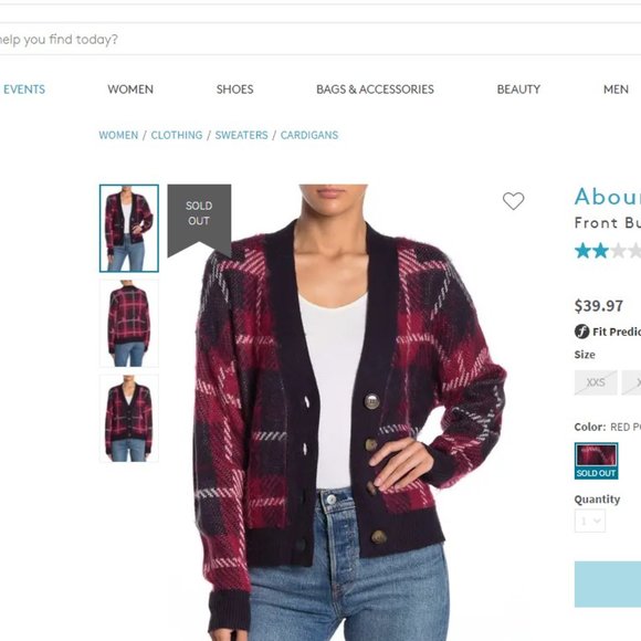 Oversized Plaid Sweater | Plus Size XXL - Picture 8 of 8